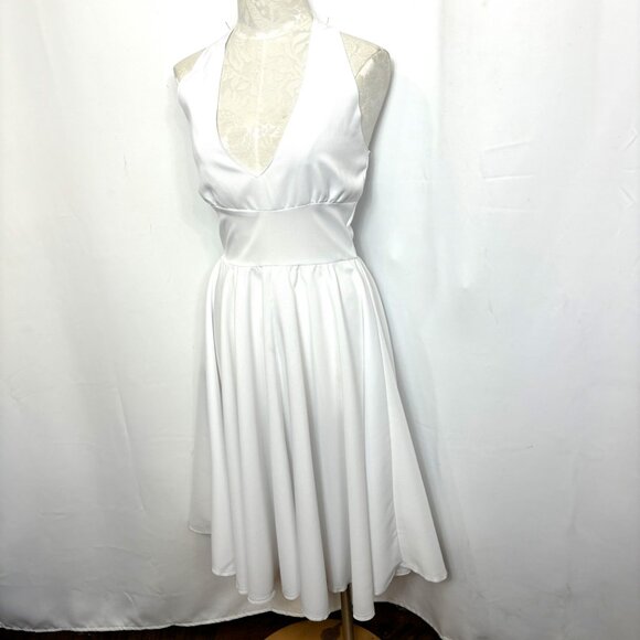 MARYLYN MONROE Movie Star 7 Year Itch White Dress Small Retired  RG Costumes NWT - Picture 5 of 14